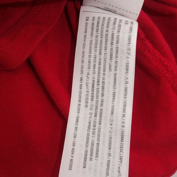 Hollister Cropped Must Have Collection Tee in Red Juniors Women's Small - Picture 4 of 5